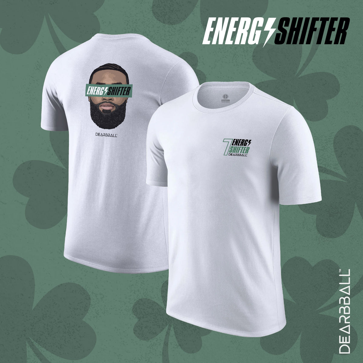 DearBBall T-Shirt - ENERGY SHIFTER Boston Embroidered Patch Premium Edition