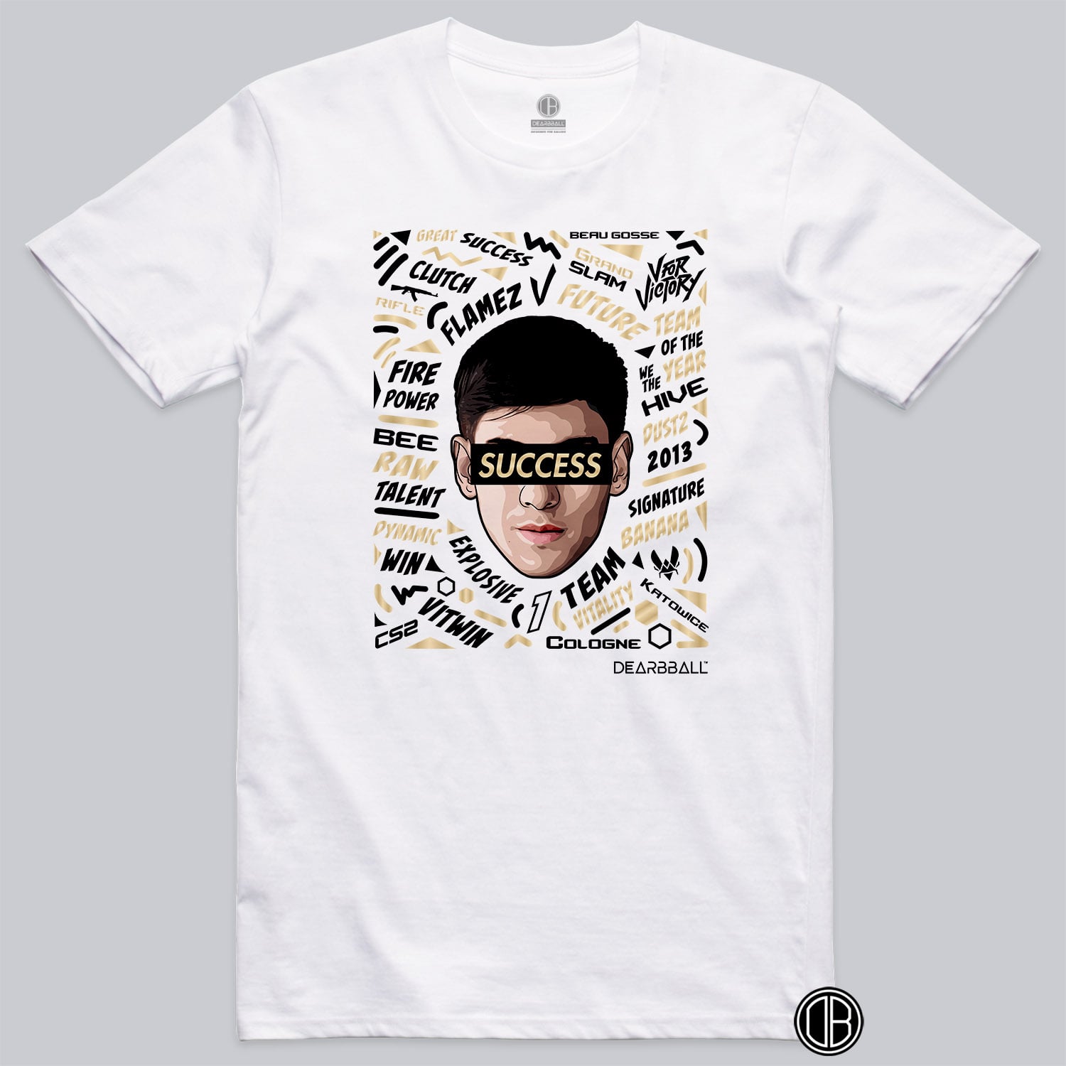 T-shirt DearBBall - VITALITY FLAMEZ SUCCES Words Matter