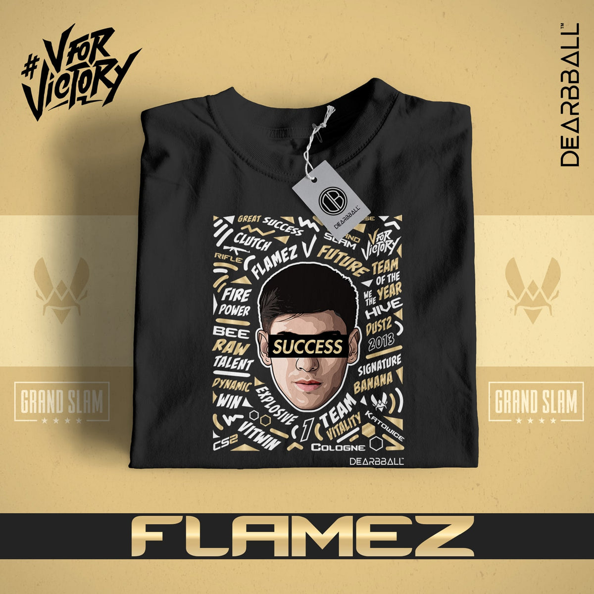T-shirt DearBBall - VITALITY FLAMEZ SUCCES Words Matter