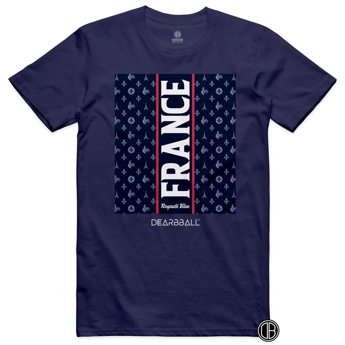 DearBBall T-Shirt - FRANCE Royauté Blue Edition