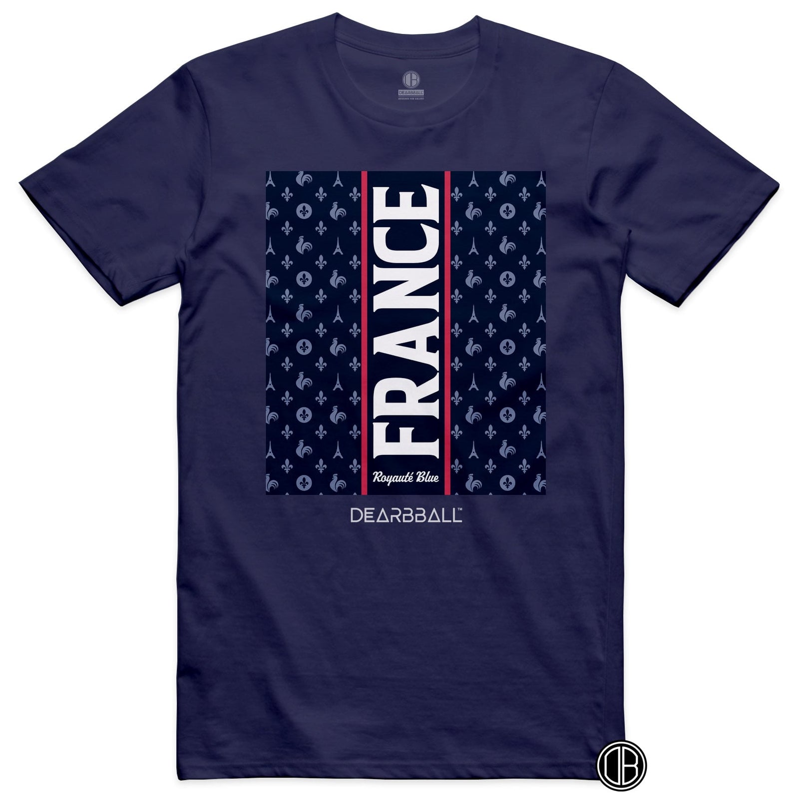 T-shirt DearBBall - Edição FRANCE Royauté Blue