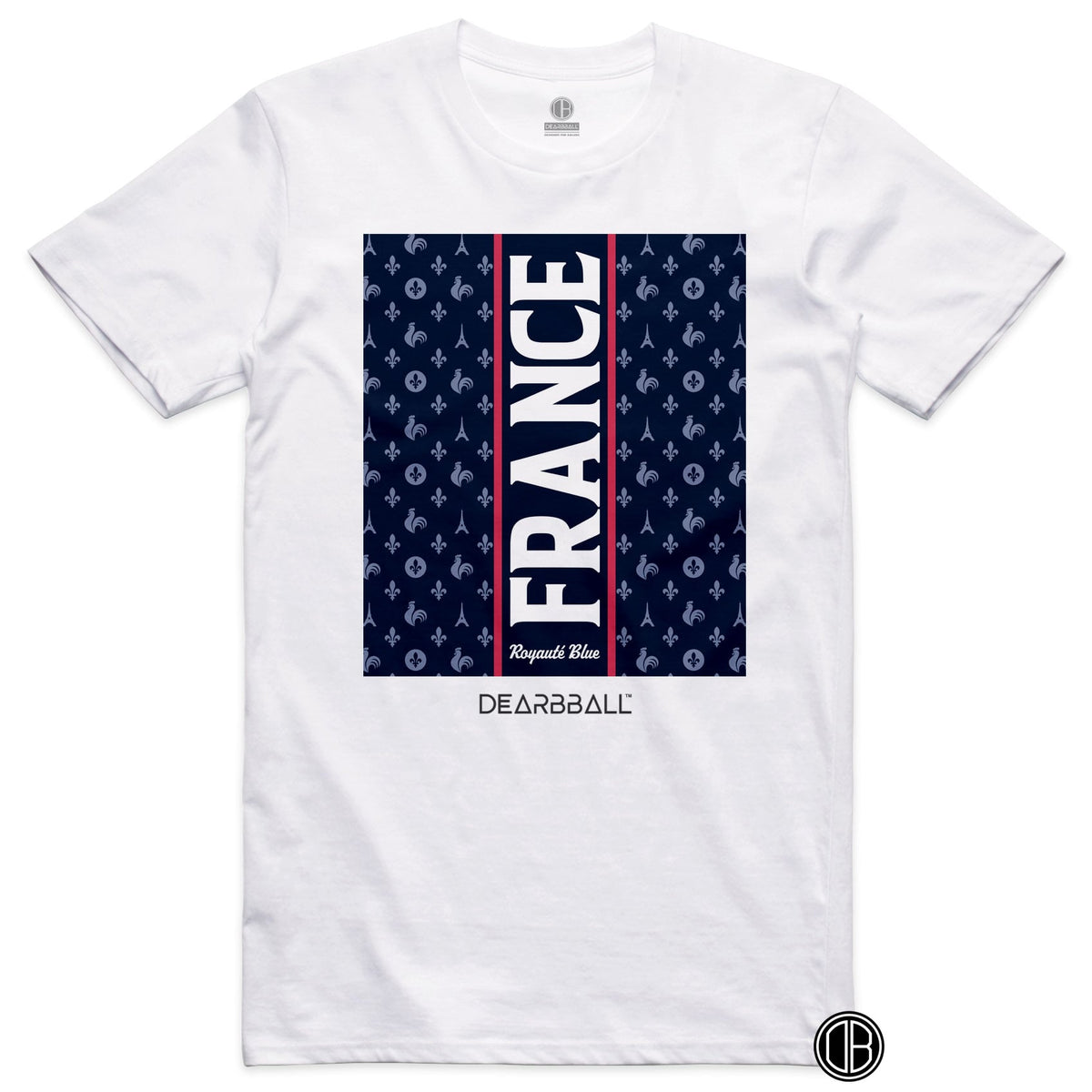 T-shirt DearBBall - Edição FRANCE Royauté Blue