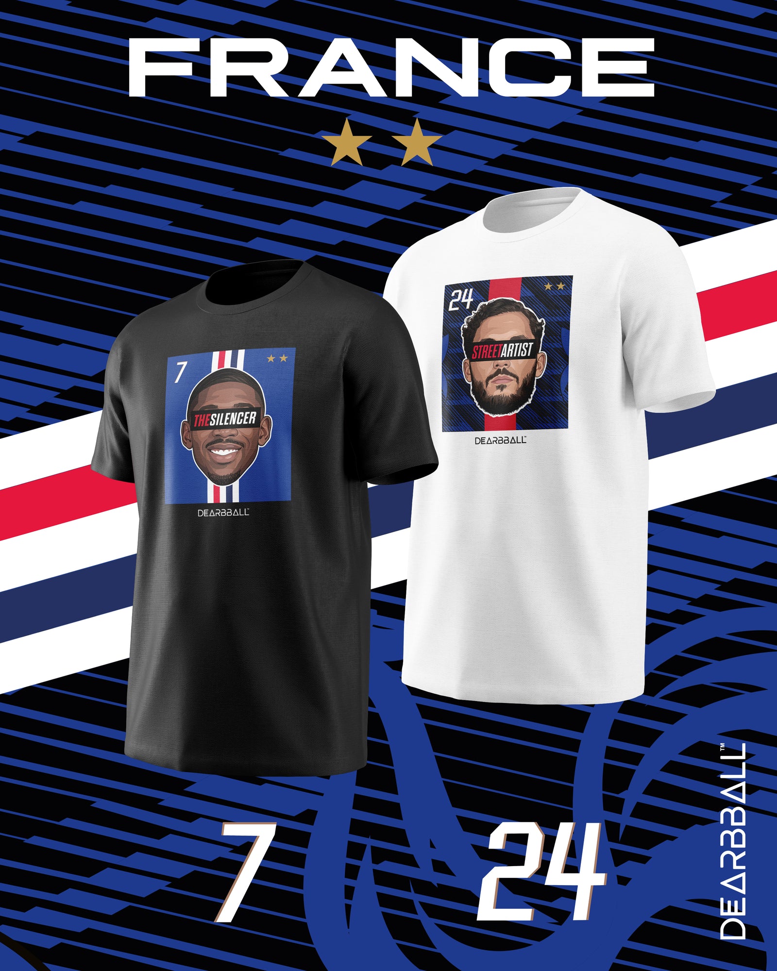 T-Shirt DearBBall - STREET ARTIST Midnight CDM Edition