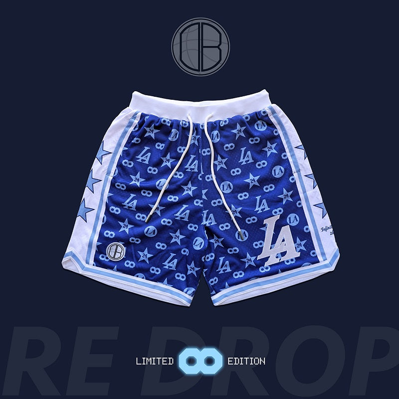 DBB PREMIUM MESH SHORTS - LOS ANGELES 24 8 INFINITY LIMITED EDITION ♾️ 