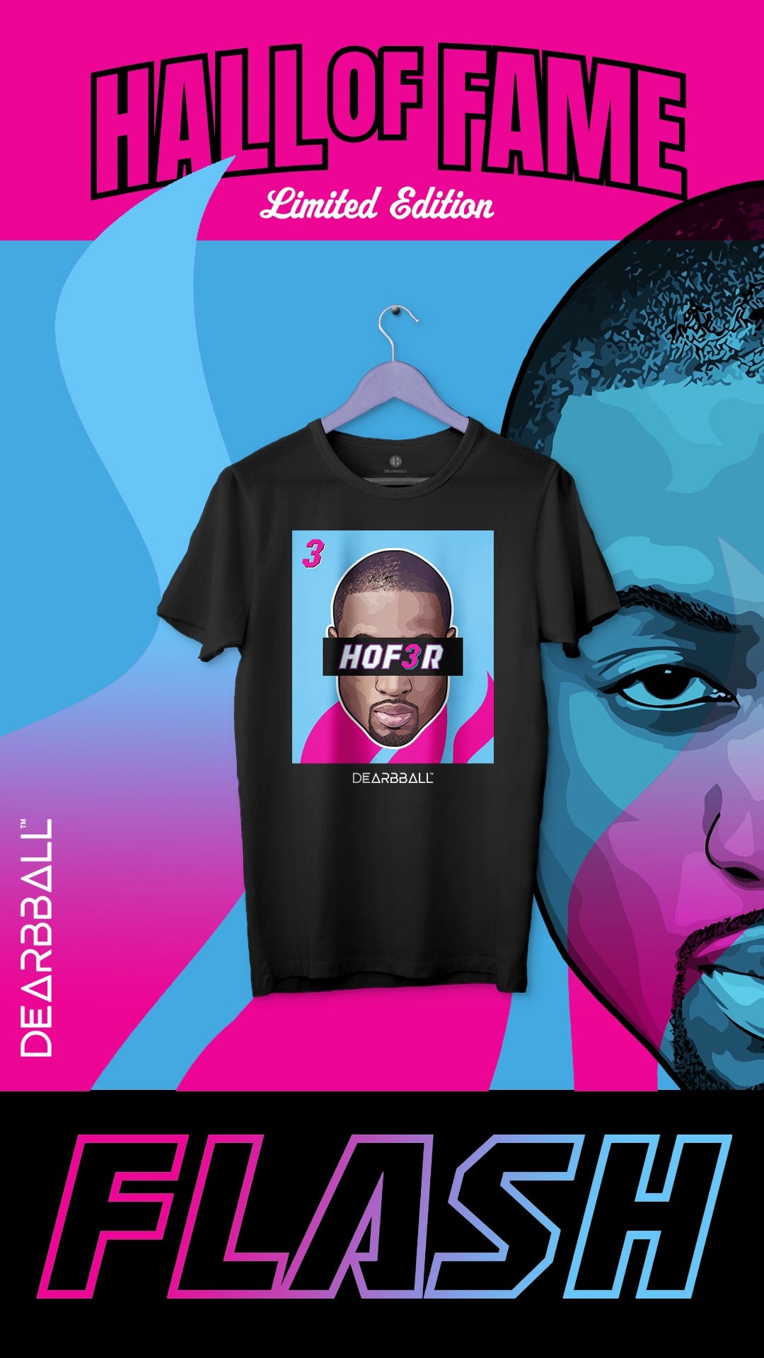 DearBBall T-Shirt - HOF3R Vice City Edition