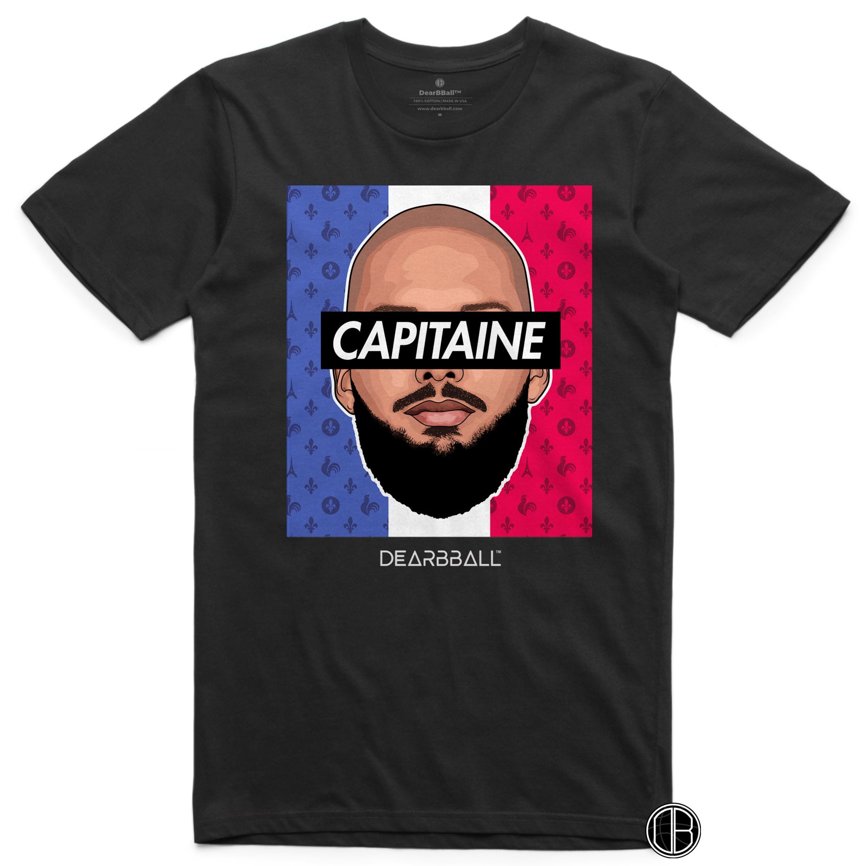 DearBBall T-Shirt - CAPITAINE Emblemes France Edition