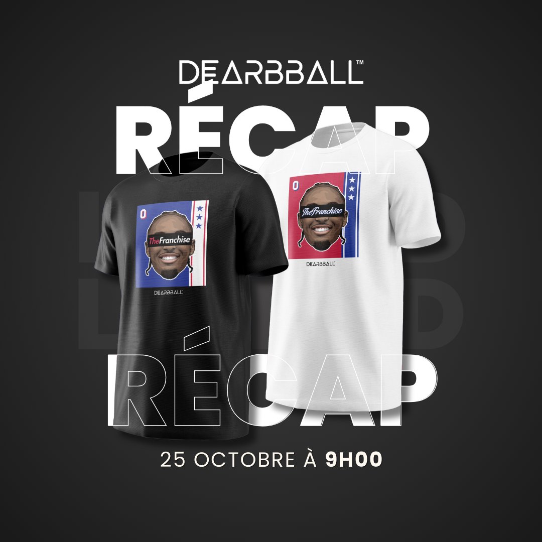 T-Shirt DearBBall - Edizione TheFRANCHISE Blu