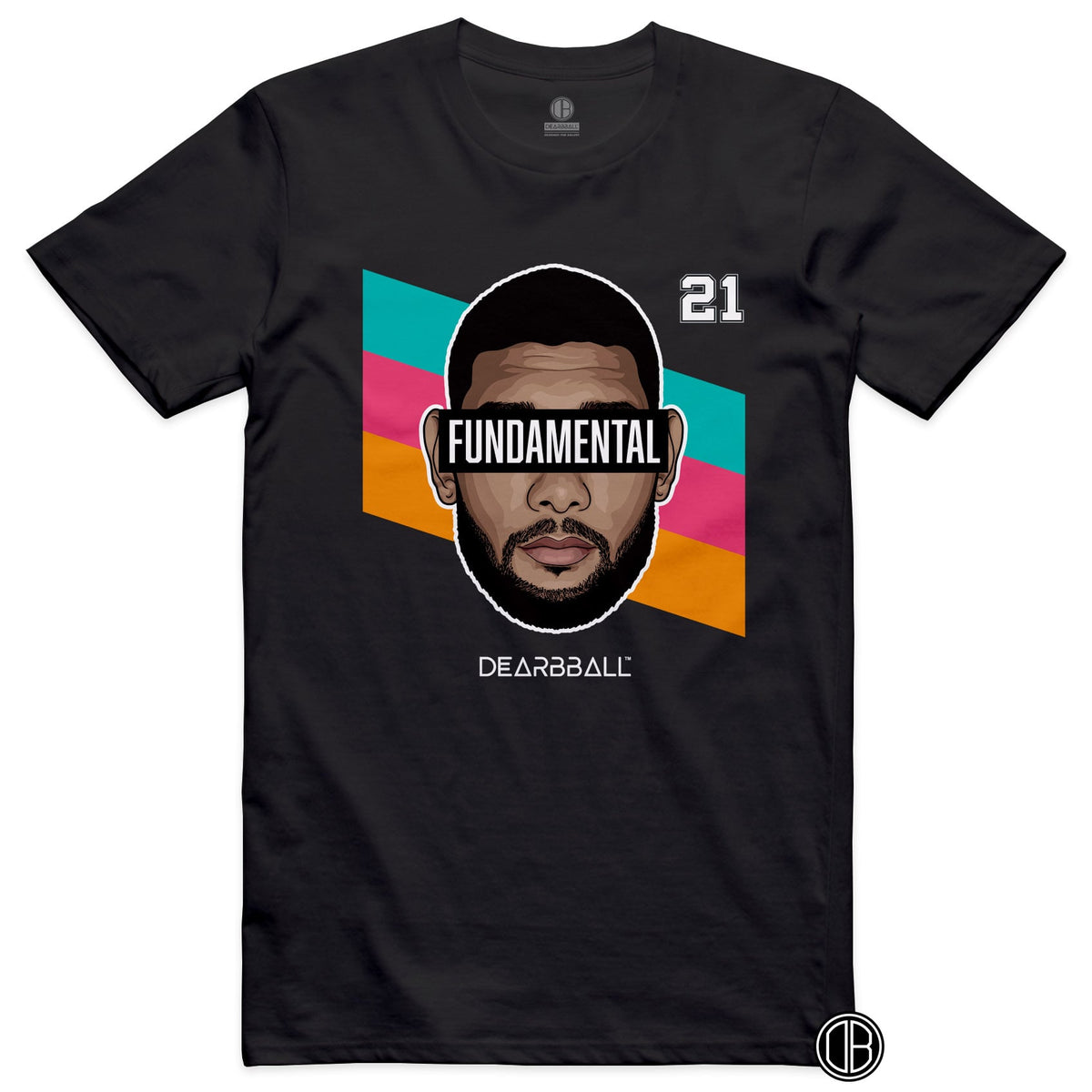 DearBBall T-Shirt - FUNDAMENTAL Fiesta Stripes Edition