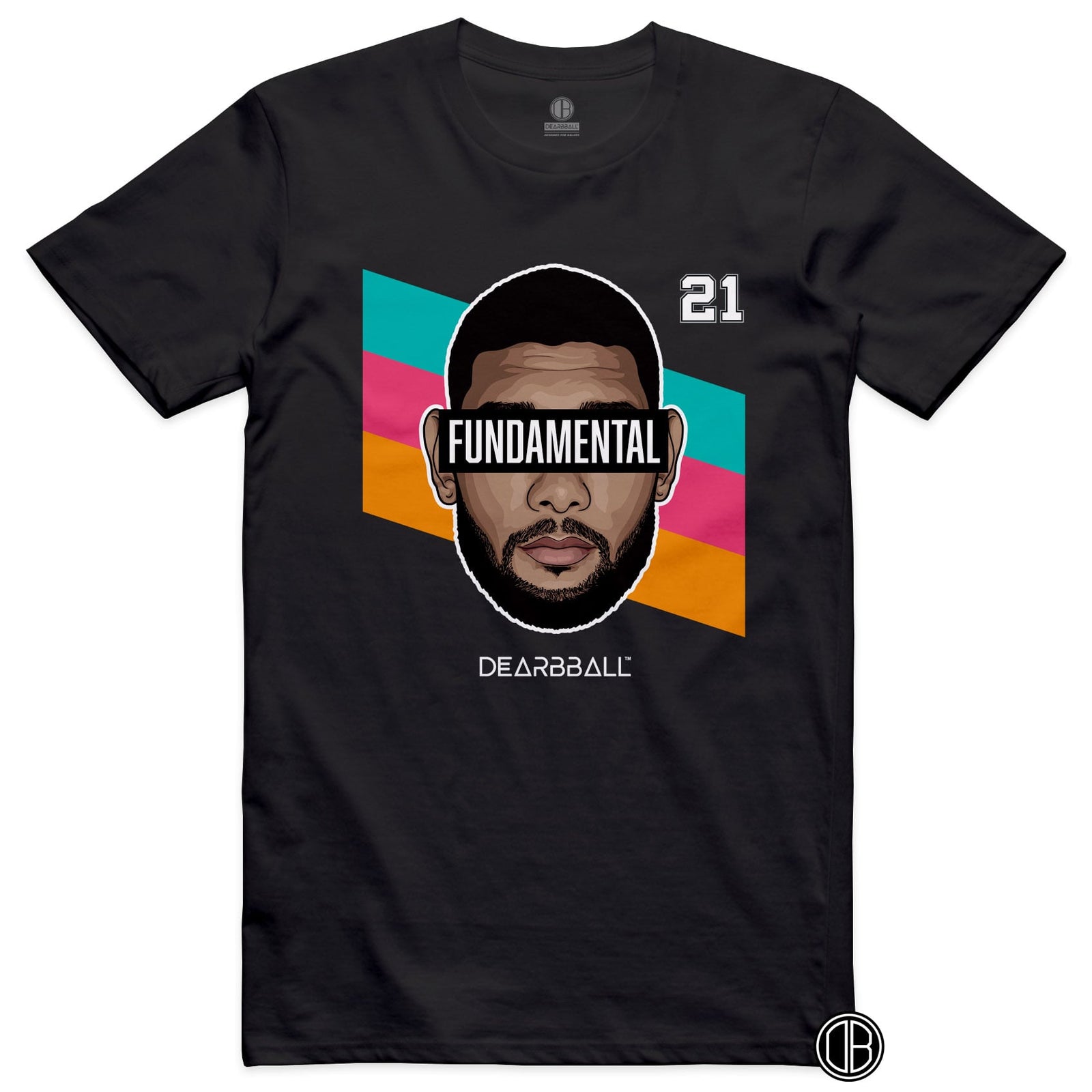DearBBall T-Shirt - FUNDAMENTAL Fiesta Stripes Edition