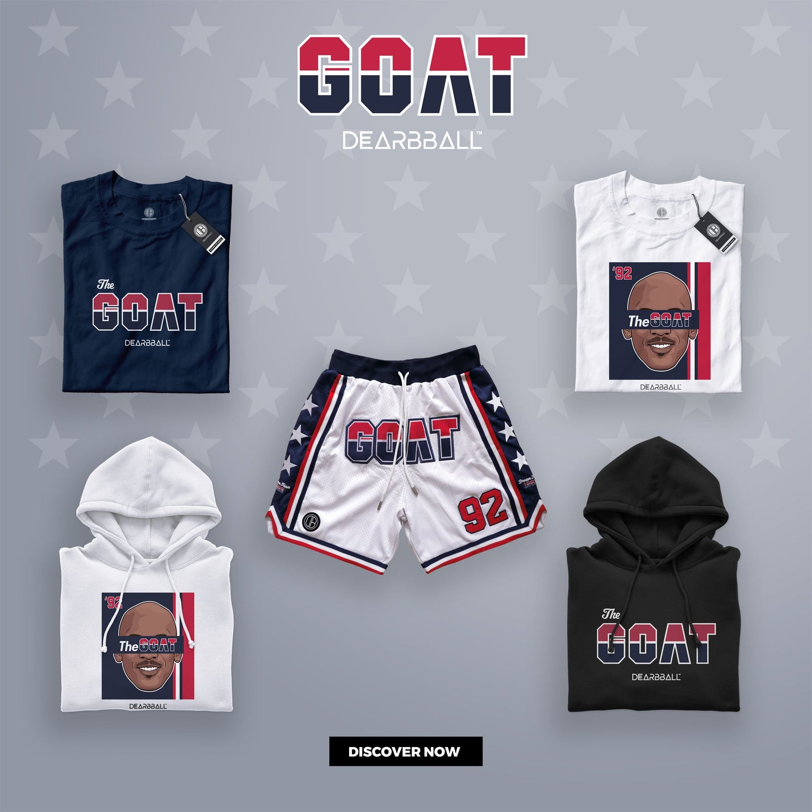 Calção MESH DEARBBALL GOAT - Edição Limitada DREAM TEAM 92'