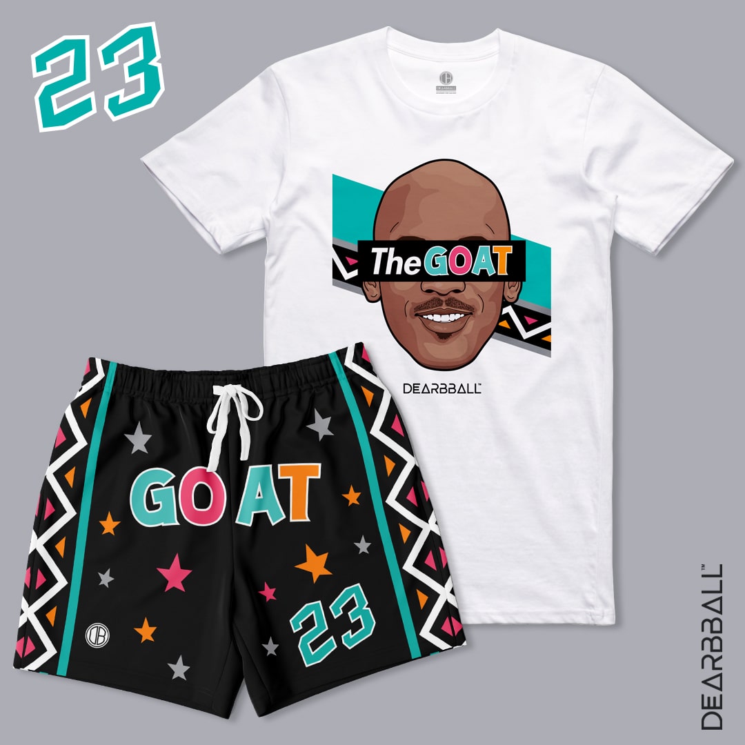 DearBBall T-Shirt - TheGOAT ASG 1996 Stripes Edition Limitée