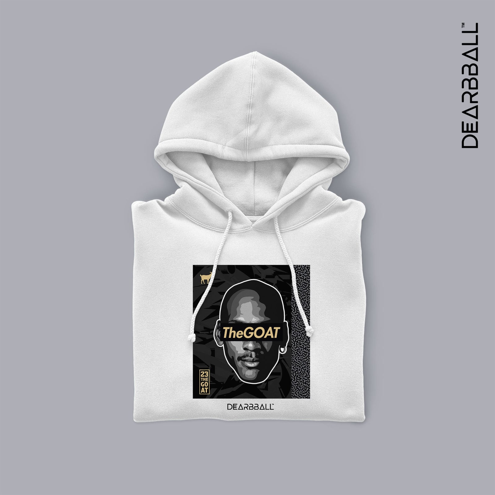DearBBall Sweat à Capuche - TheGOAT Black & Gold Luxury Edition
