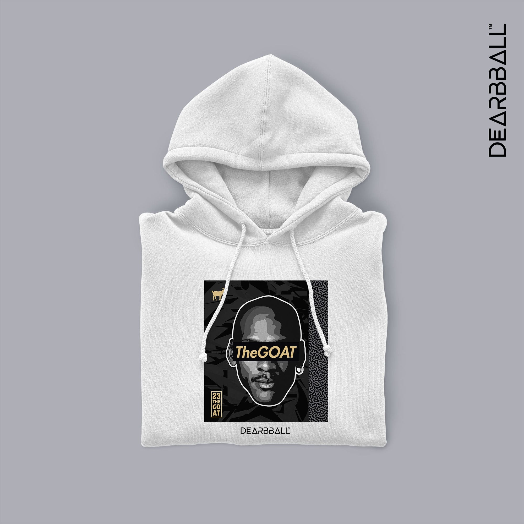 DearBBall Sweat à Capuche - TheGOAT Black & Gold Luxury Edition