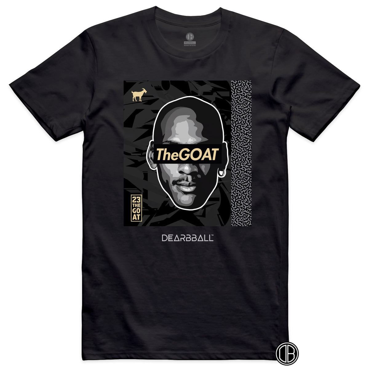 [ENFANT] T-shirt - Edição TheGOAT Black &amp; Gold