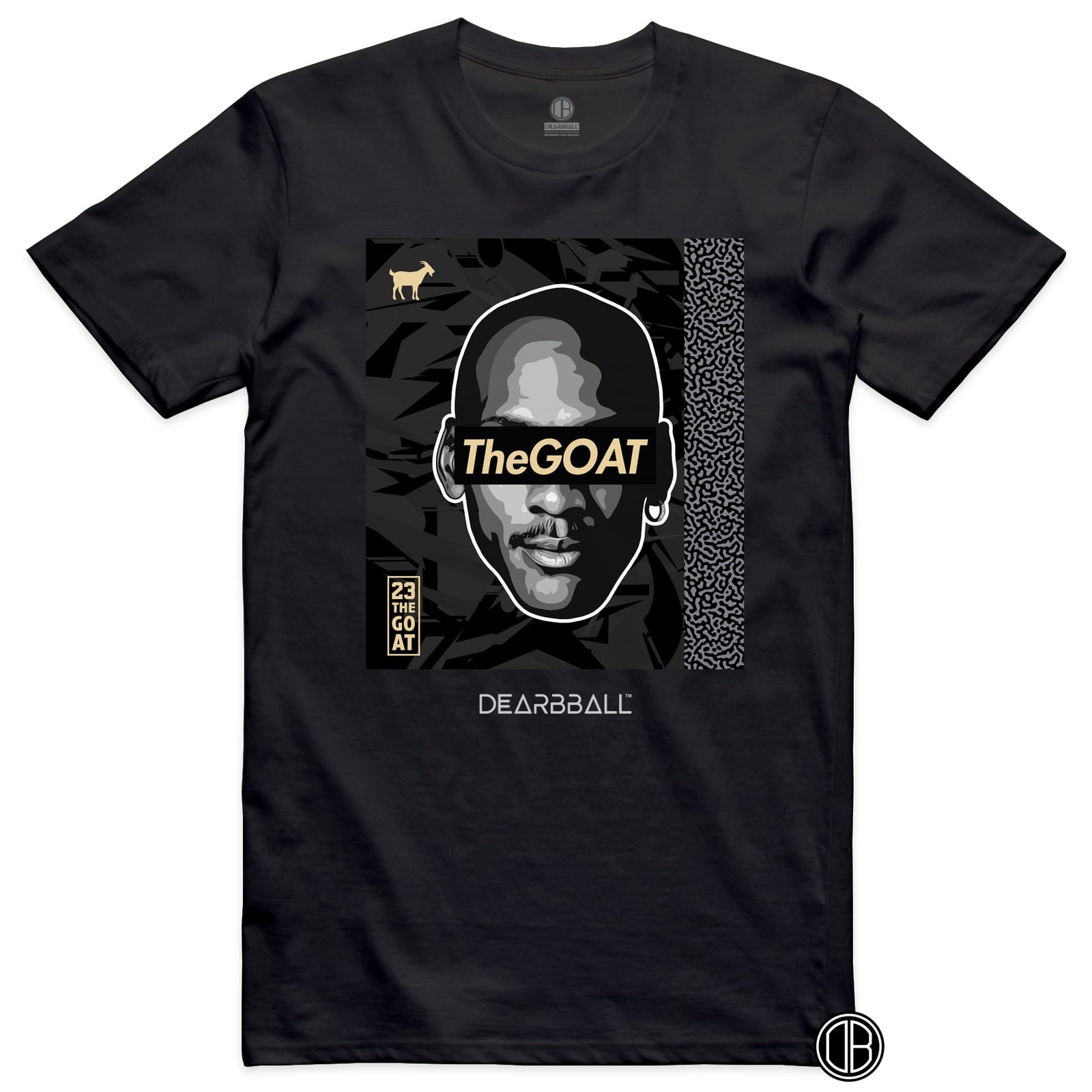 DearBBall T-Shirt - TheGOAT Black & Gold Luxury Edition