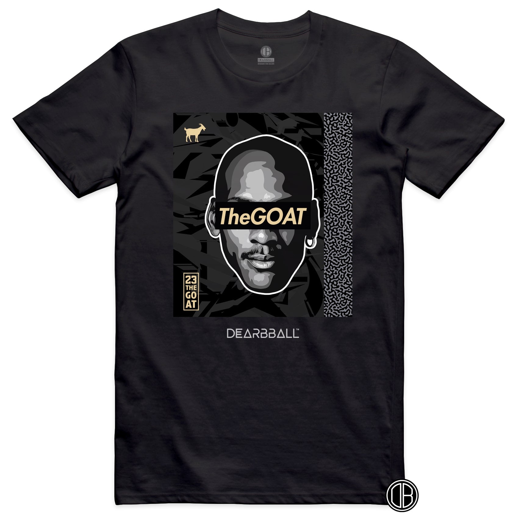 DearBBall T-Shirt - TheGOAT Black & Gold Luxury Edition