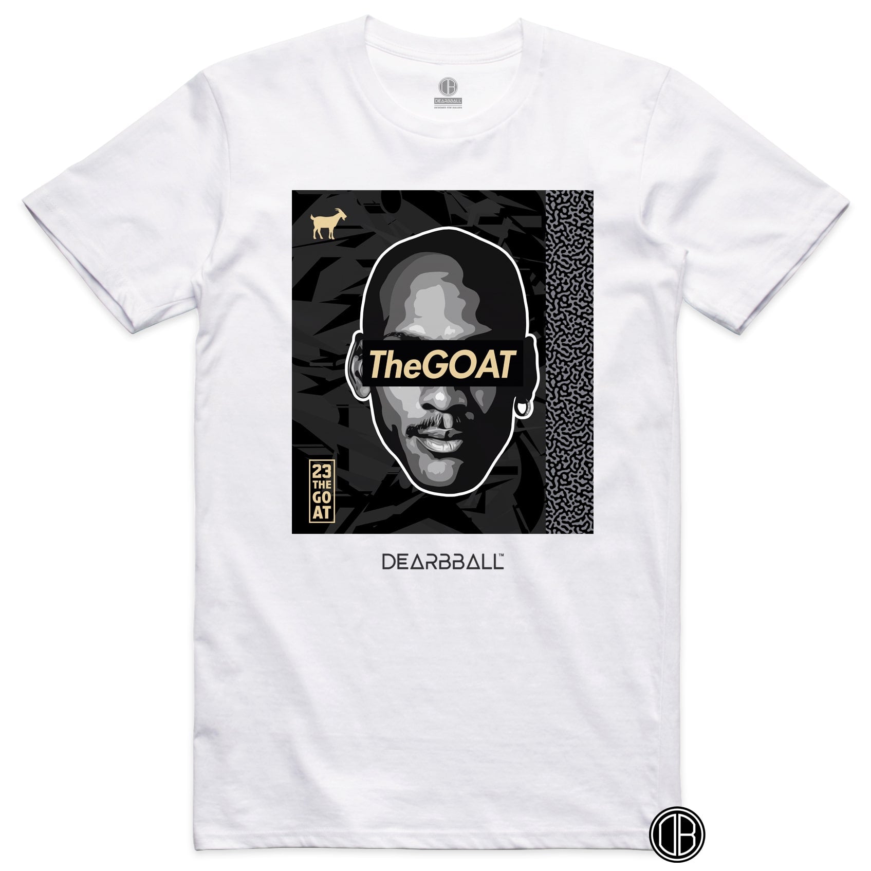 DearBBall T-Shirt - TheGOAT Black & Gold Luxury Edition