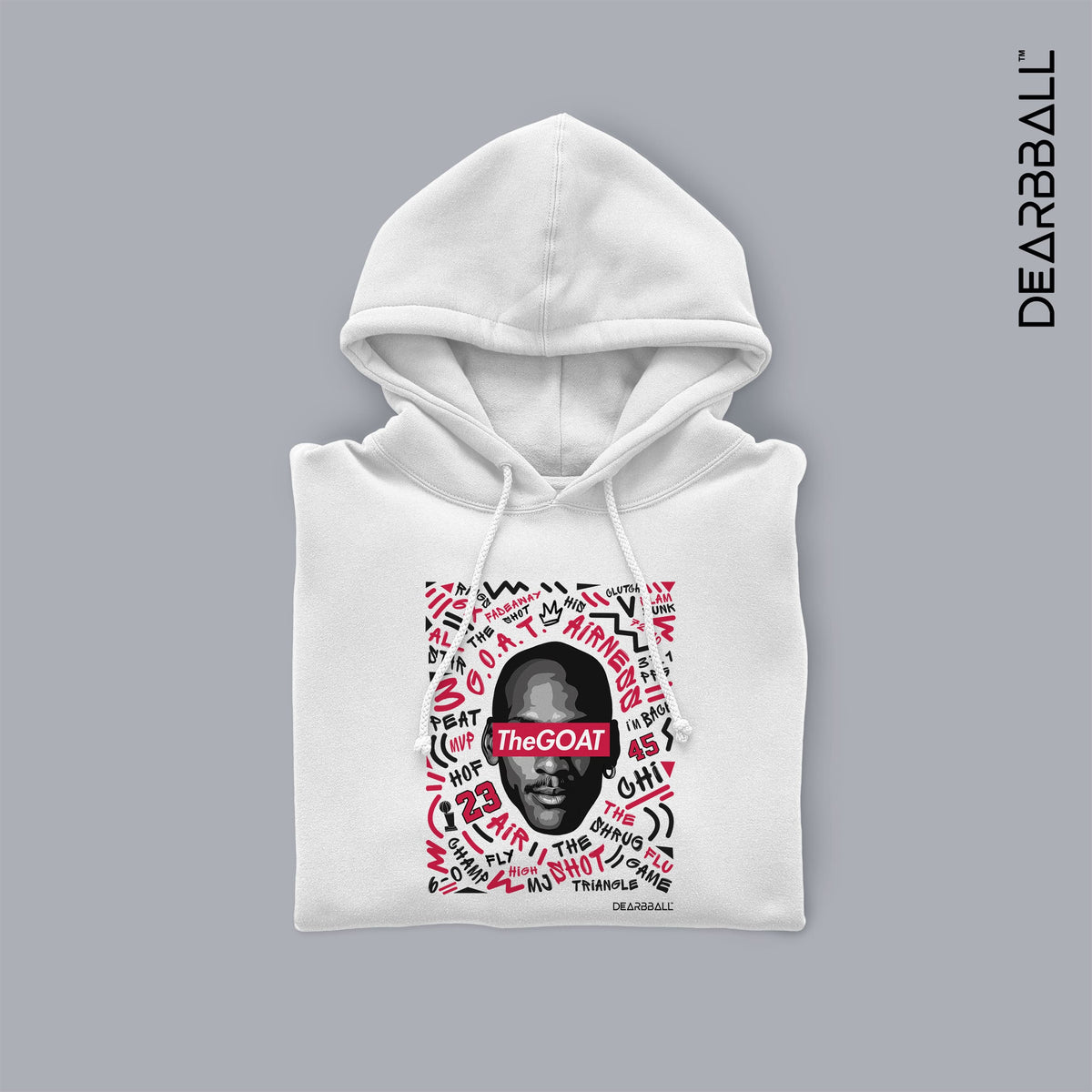 DearBBall Sweat à Capuche - TheGOAT Words Matter Edition