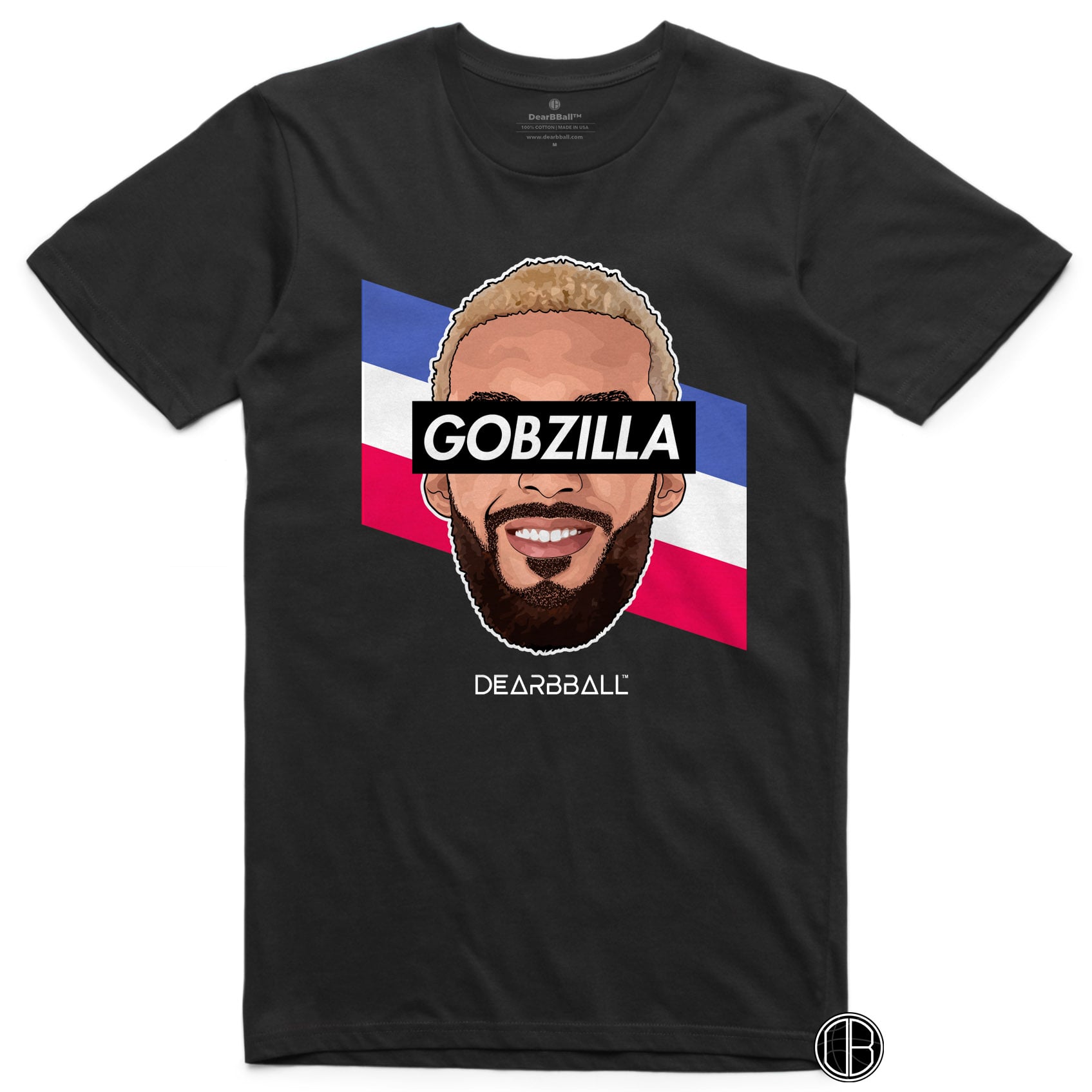 Camiseta DearBBall - GOBZILLA France Stripes Edition