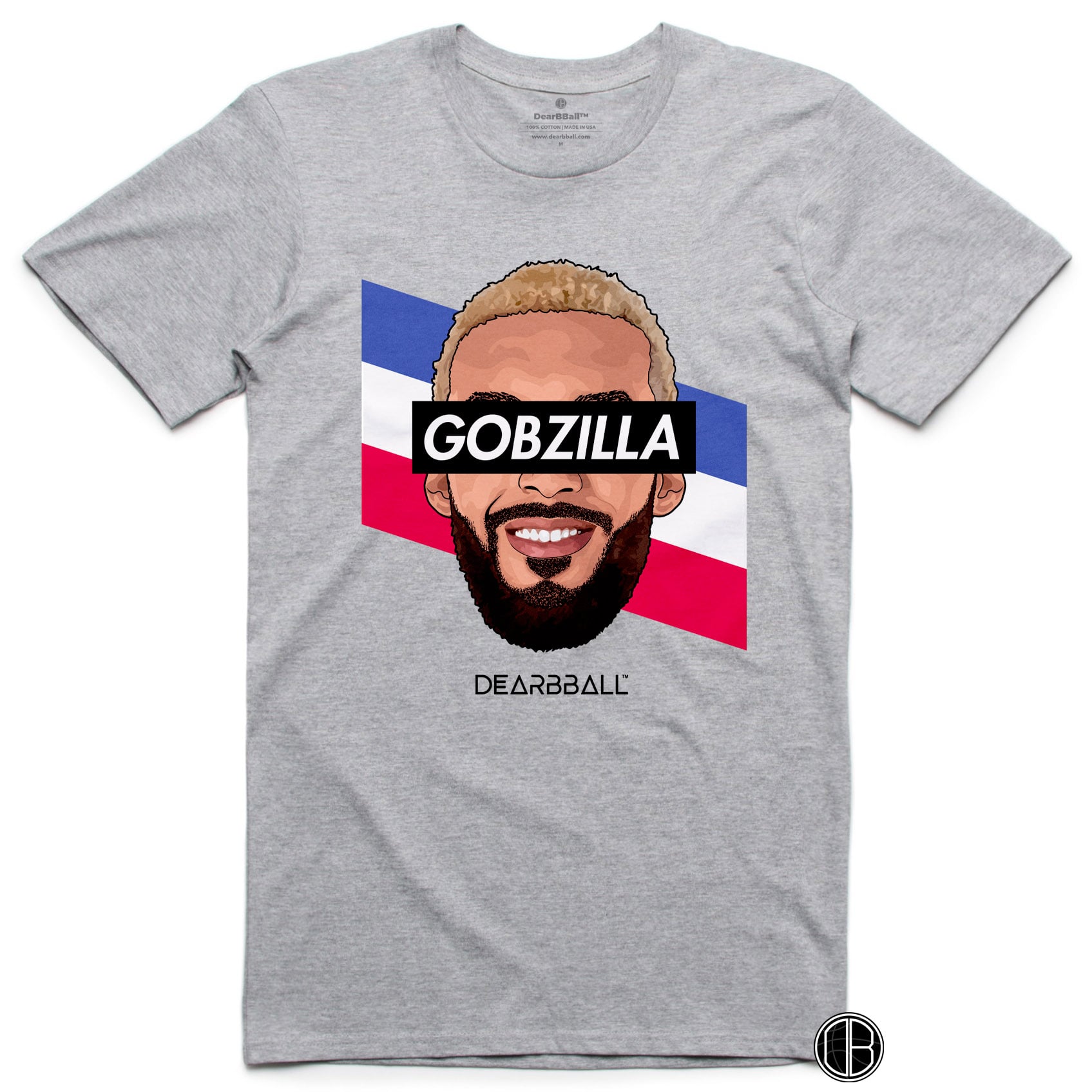 Camiseta DearBBall - GOBZILLA France Stripes Edition