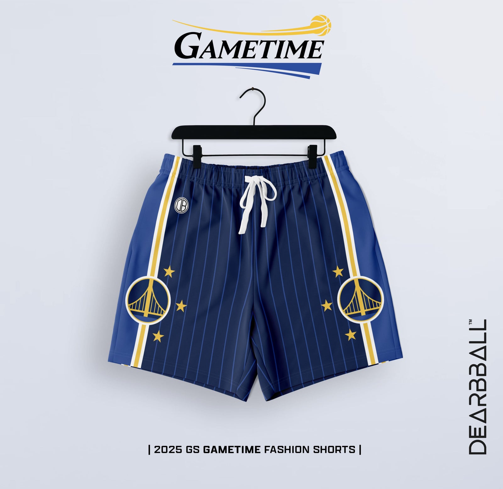 DearBBall Fashion Short - GSW GAMETIME Edition