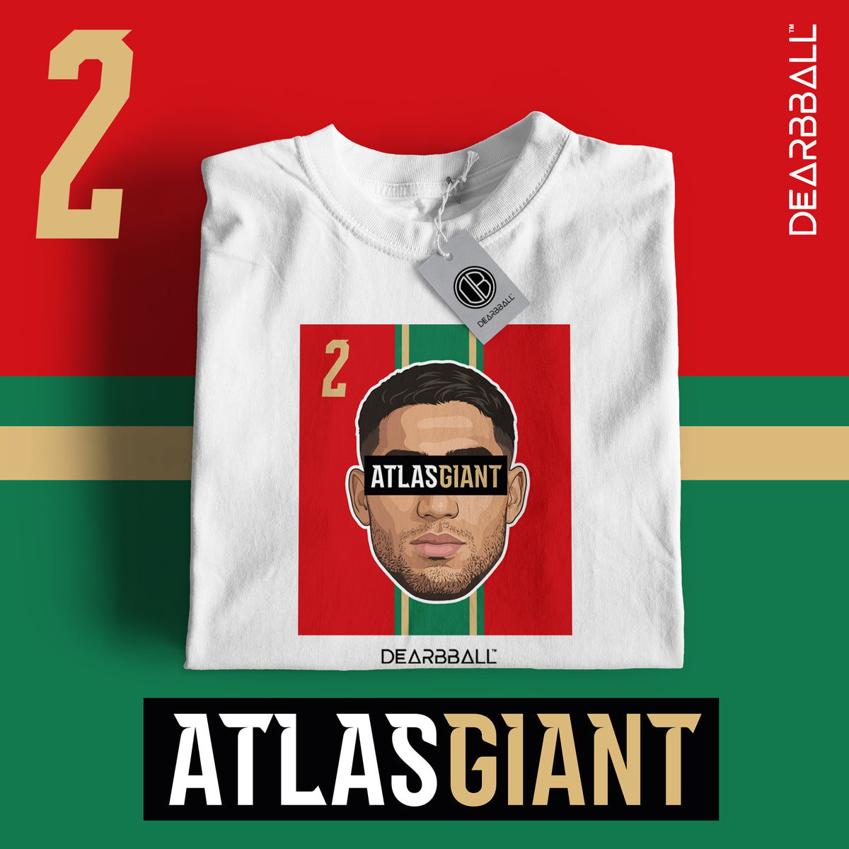 T-Shirt DearBBall - ATLAS GIANT Morocco CDM Edition