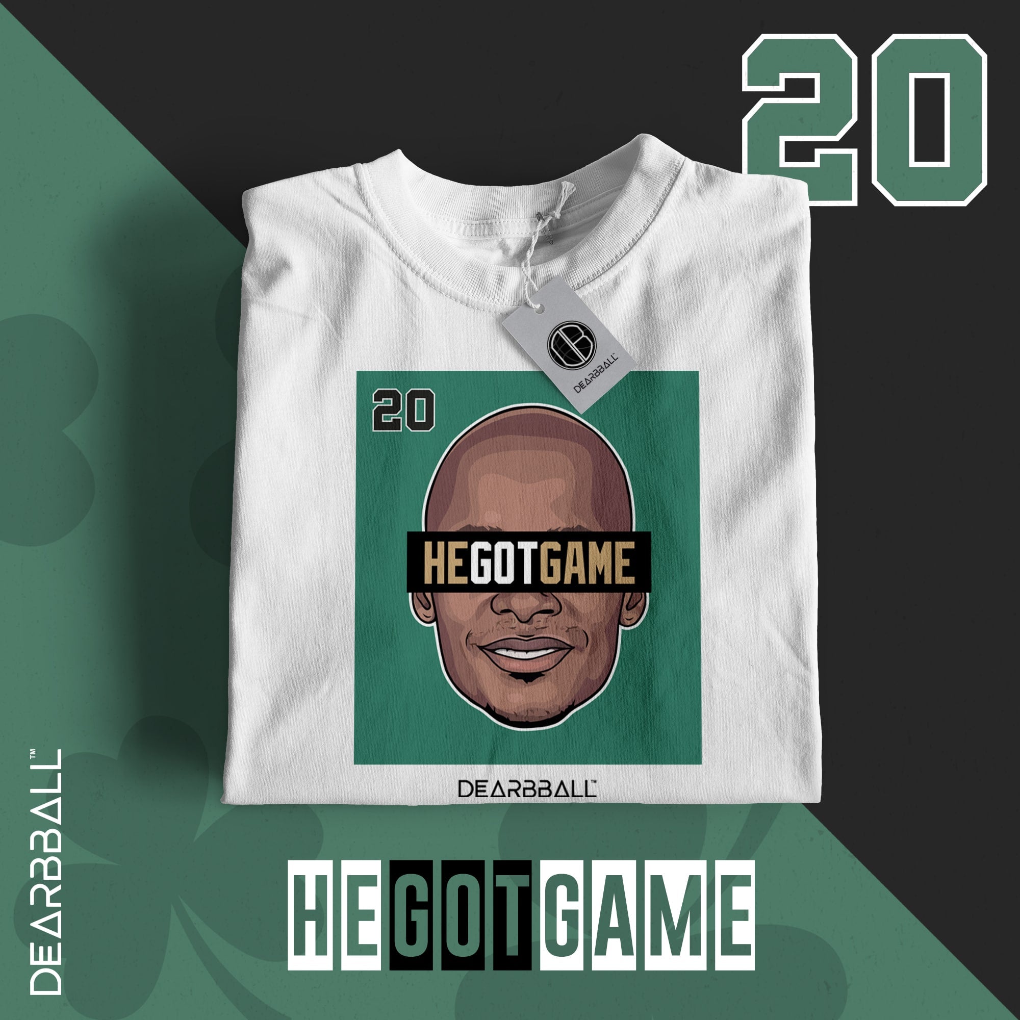DearBBall T-Shirt - HE GOT GAME 20 Boston Edition