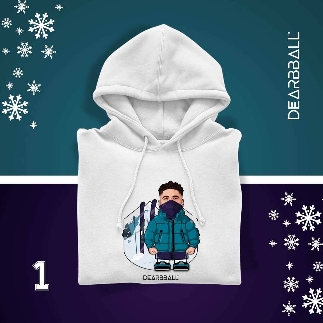DearBBall Sweat à Capuche - Mini MELO Winter Edition