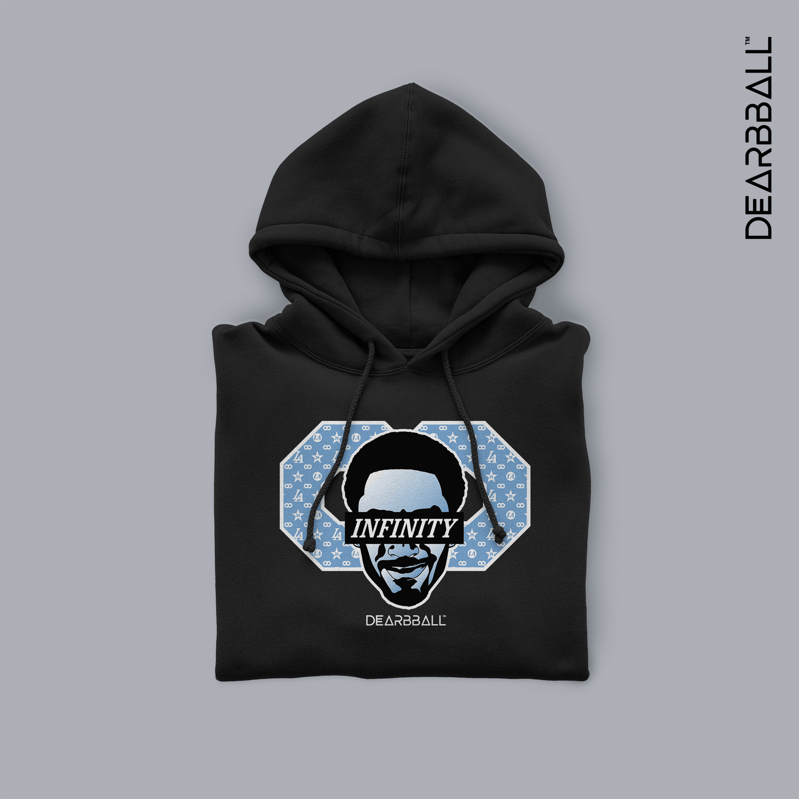 DearBBall Sweat à Capuche - INFINITY Light Blue Edition