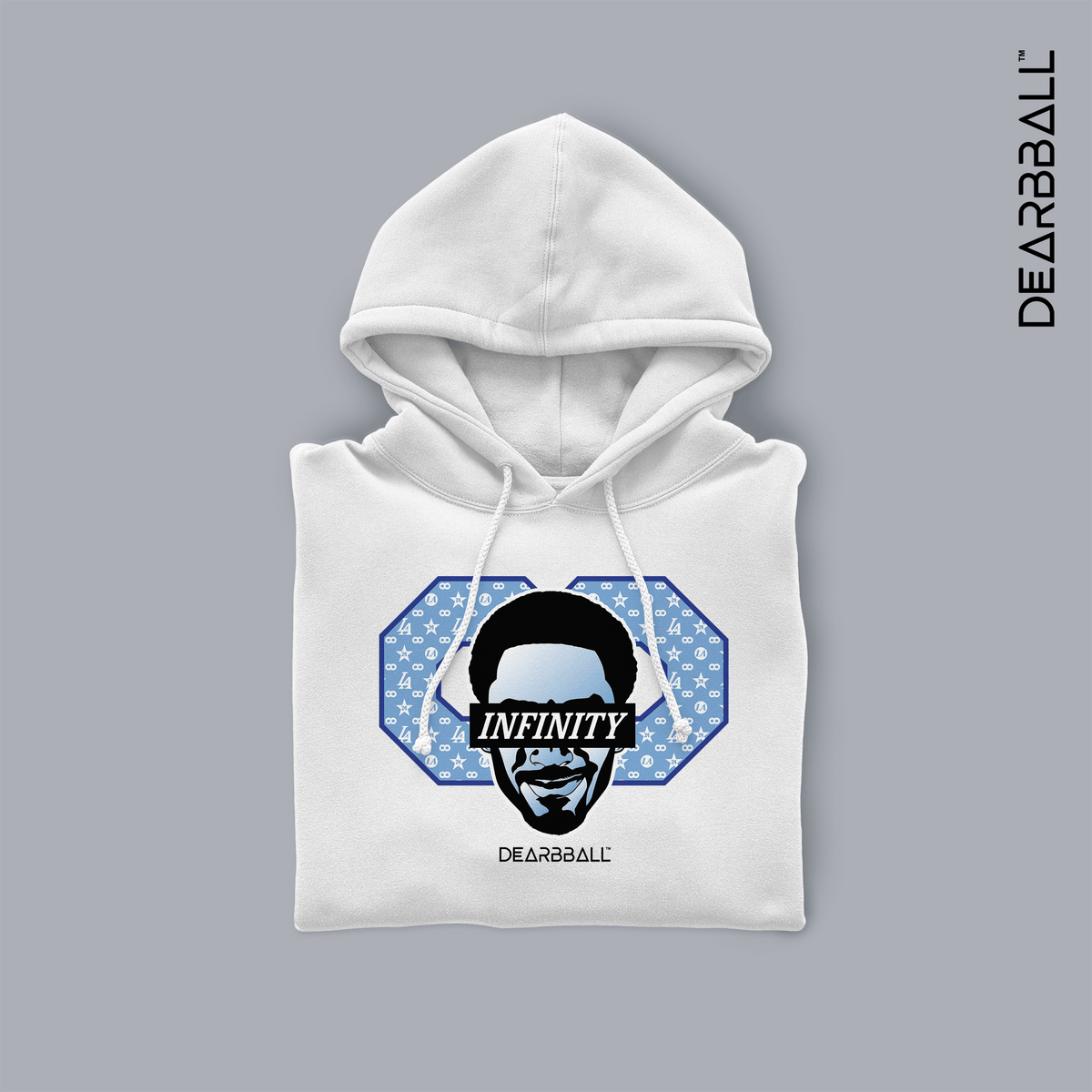 DearBBall Sweat à Capuche - INFINITY Light Blue Edition