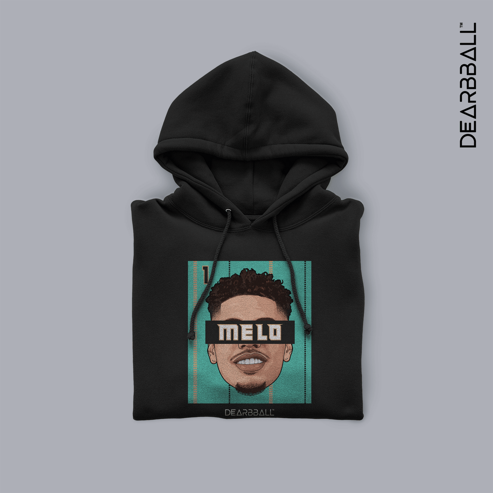 DearBBall Sweat à Capuche - MELO Teal Edition