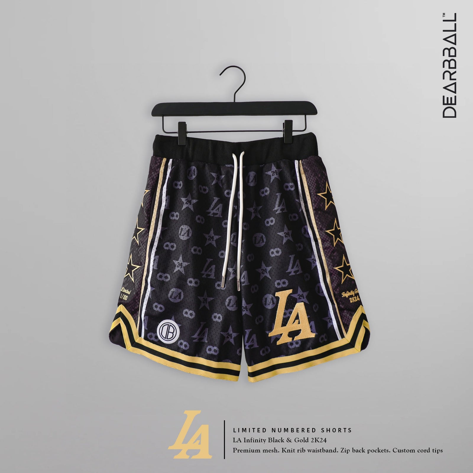 Calção MESH DEARBBALL - Edição Limitada INFINITY NUMÉROTÉ