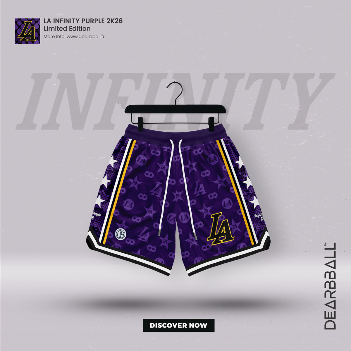 DearBBall 2 Shorts Mesh Premium - INFINITY 2K26 Edition