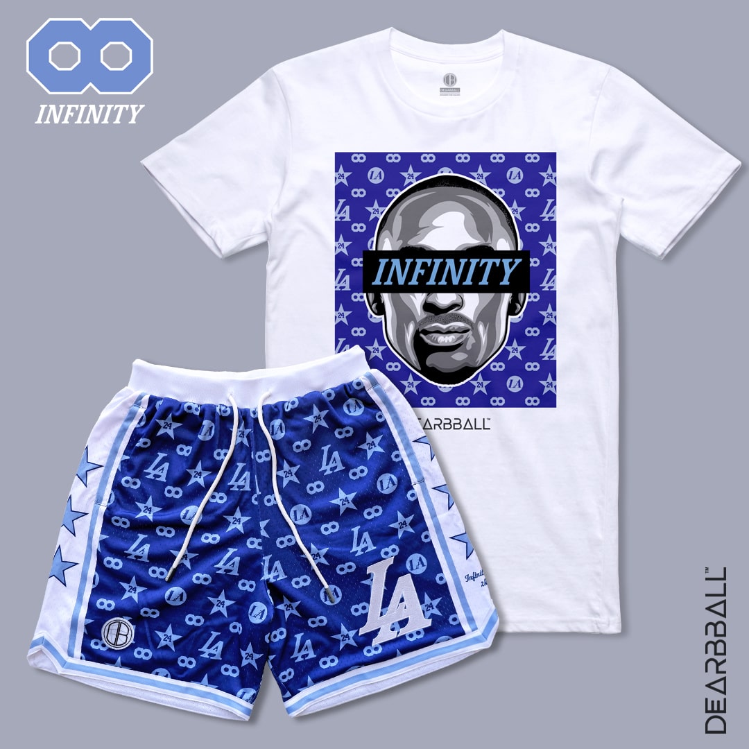 🔒 DearBBall T-Shirt - MAMBA INFINITY BLUE REDROP