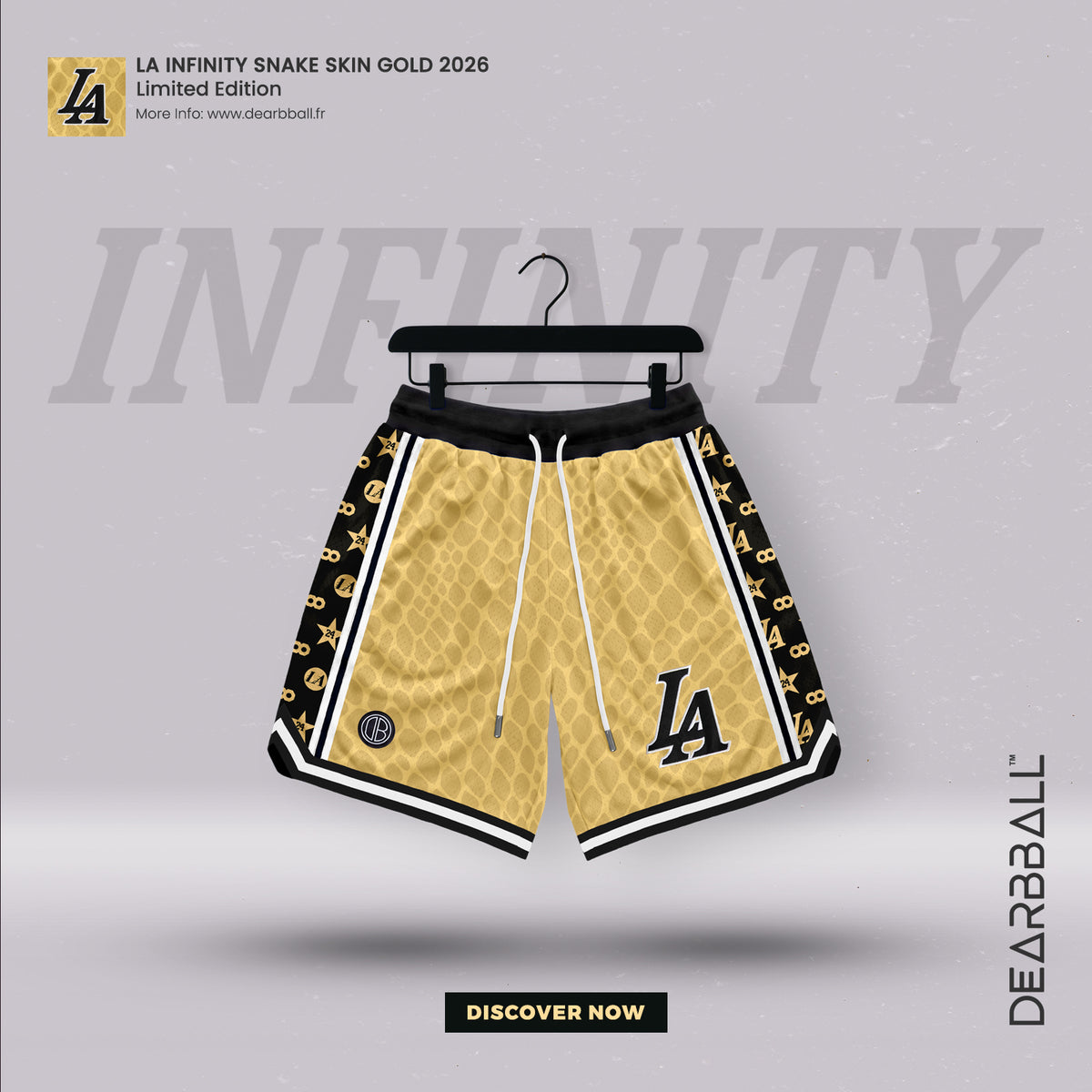 DearBBall 2 Shorts Mesh Premium - INFINITY 2K26 Edition