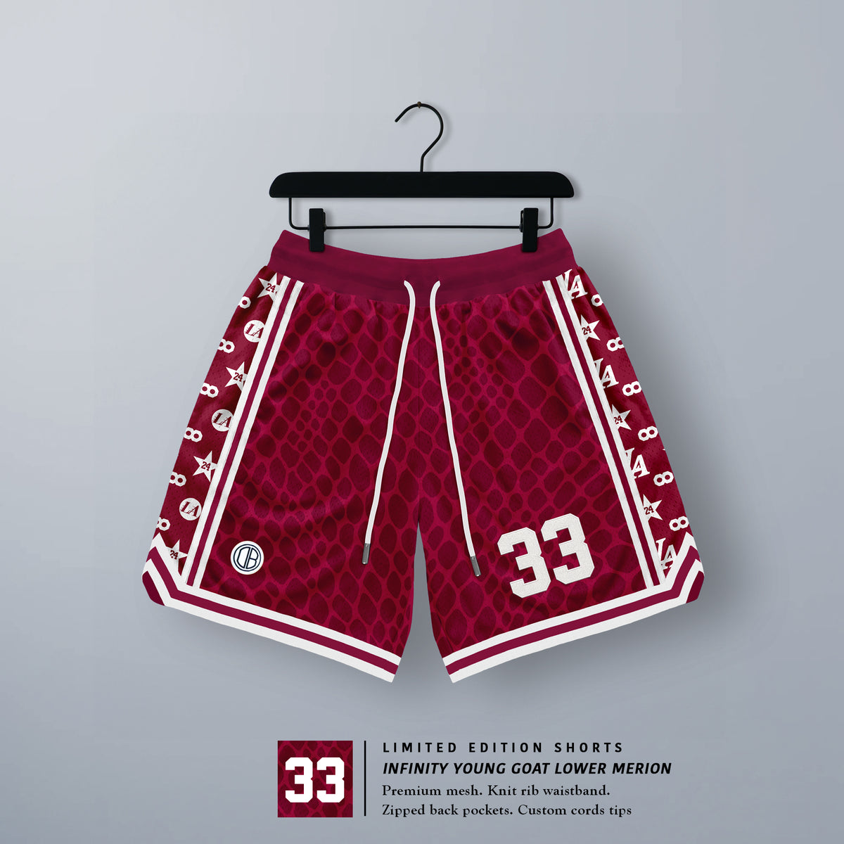 DearBBall Ensemble Short Mesh 2 T-Shirts - YOUNG GOAT LM 33 Edition