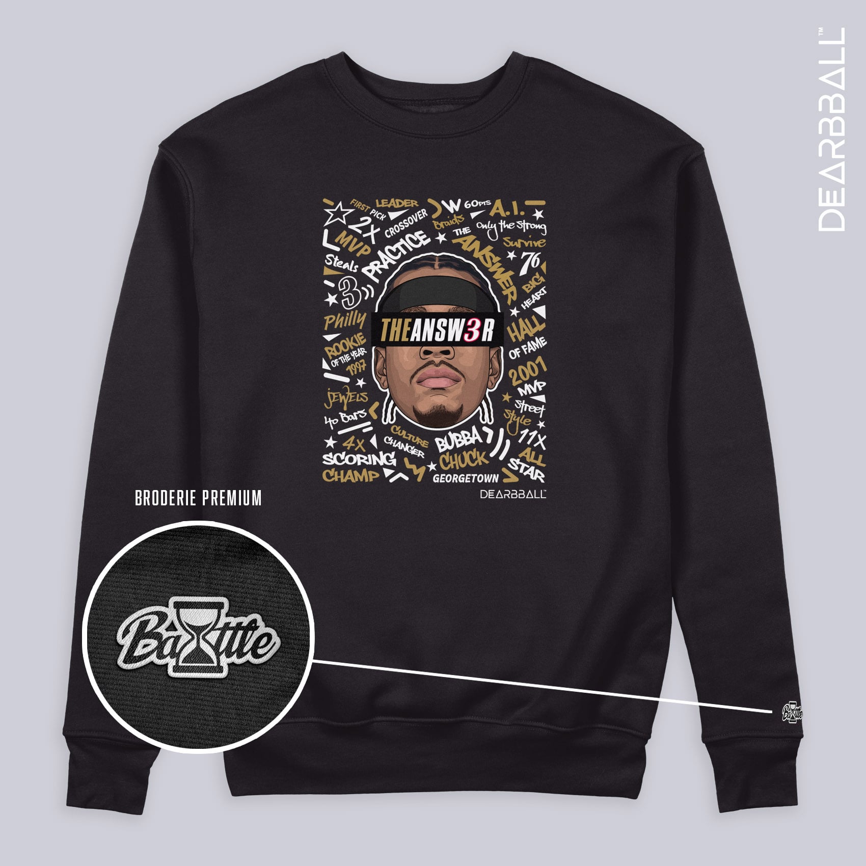 DearBBall SweatShirt - TheANSWER WORDS MATTER BOG Premium Edition