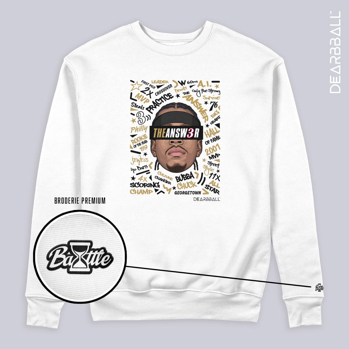 DearBBall SweatShirt - TheANSWER WORDS MATTER BOG Premium Edition