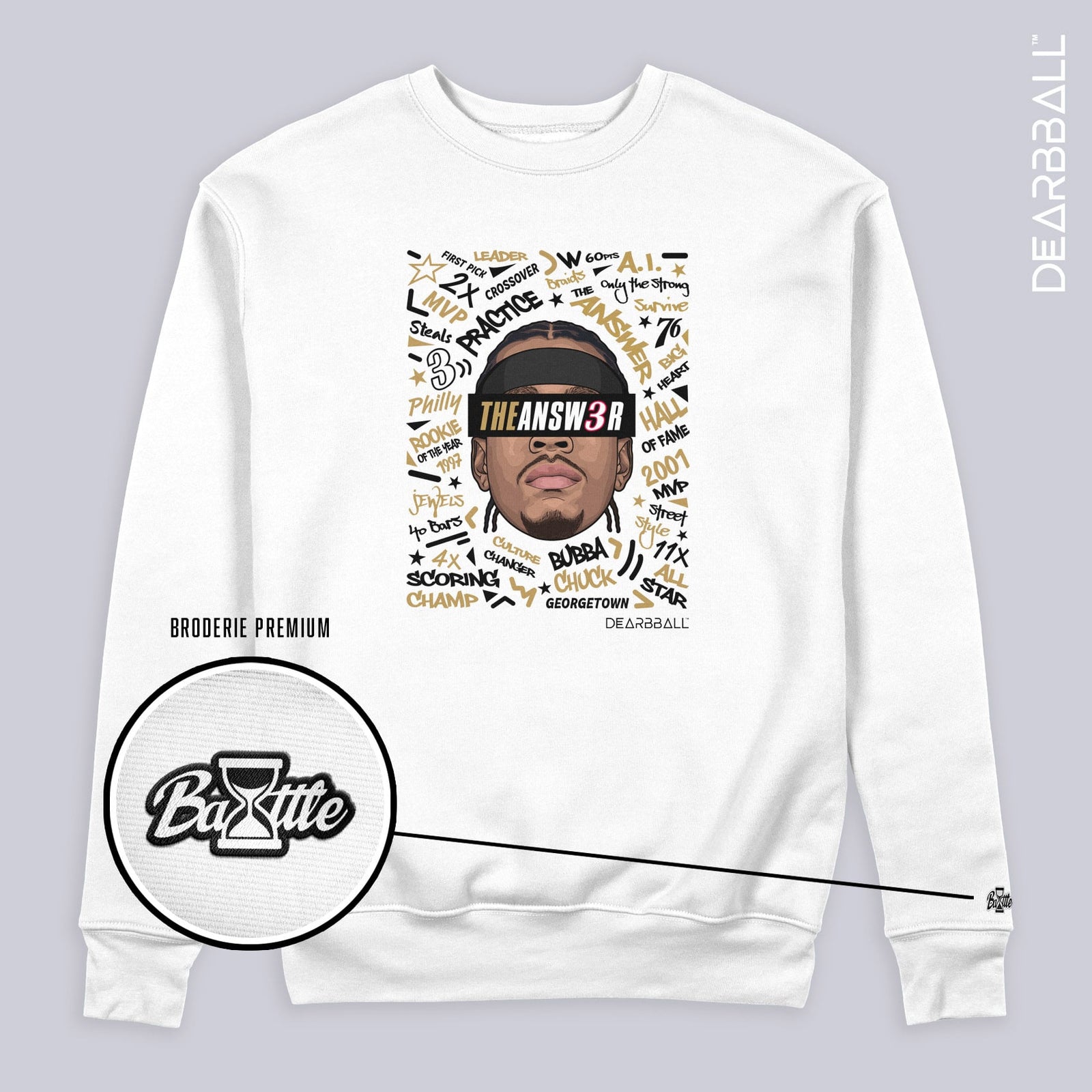 DearBBall SweatShirt - TheANSWER WORDS MATTER BOG Premium Edition