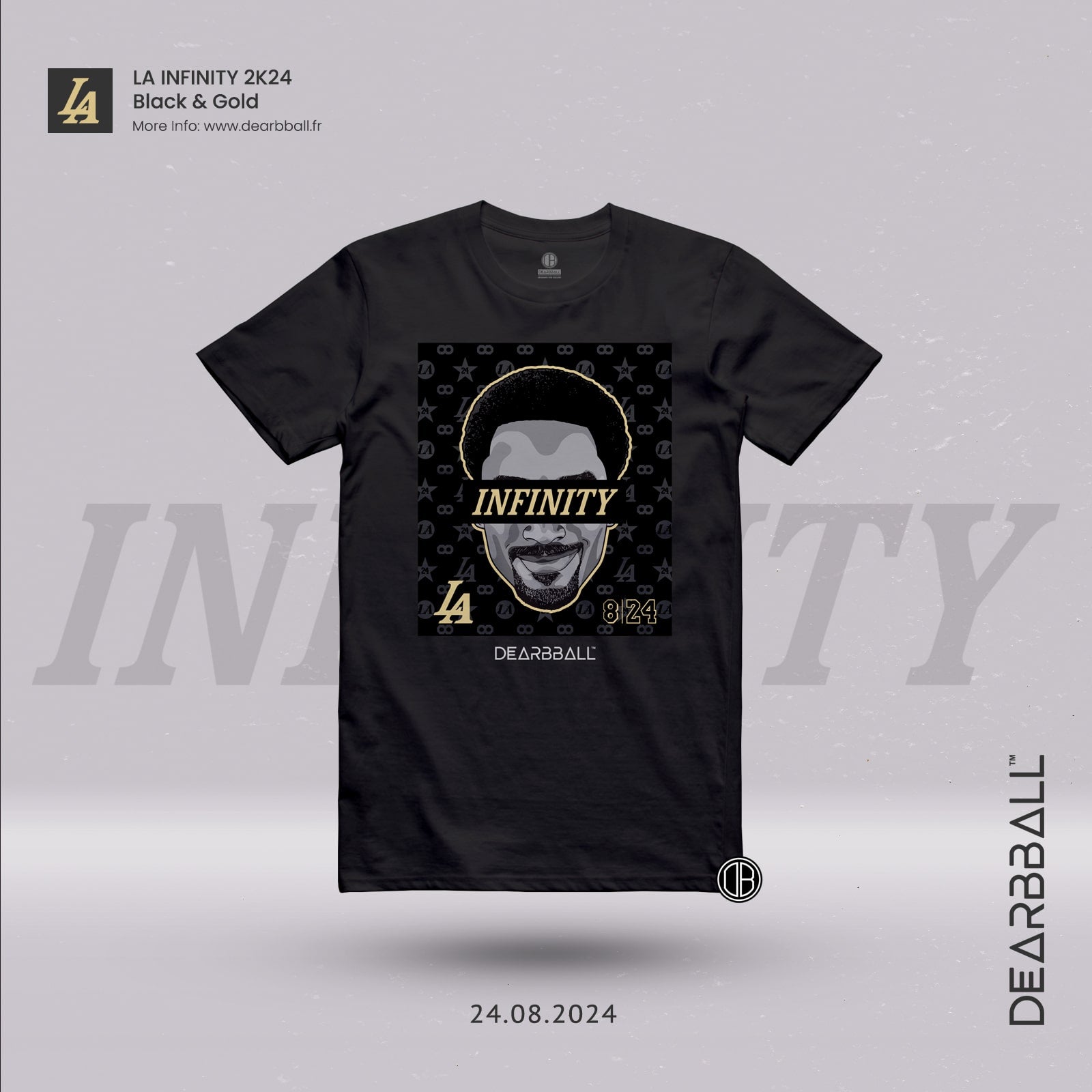 DearBBall T-Shirt - MAMBA Infinity LA 2K24 Edition