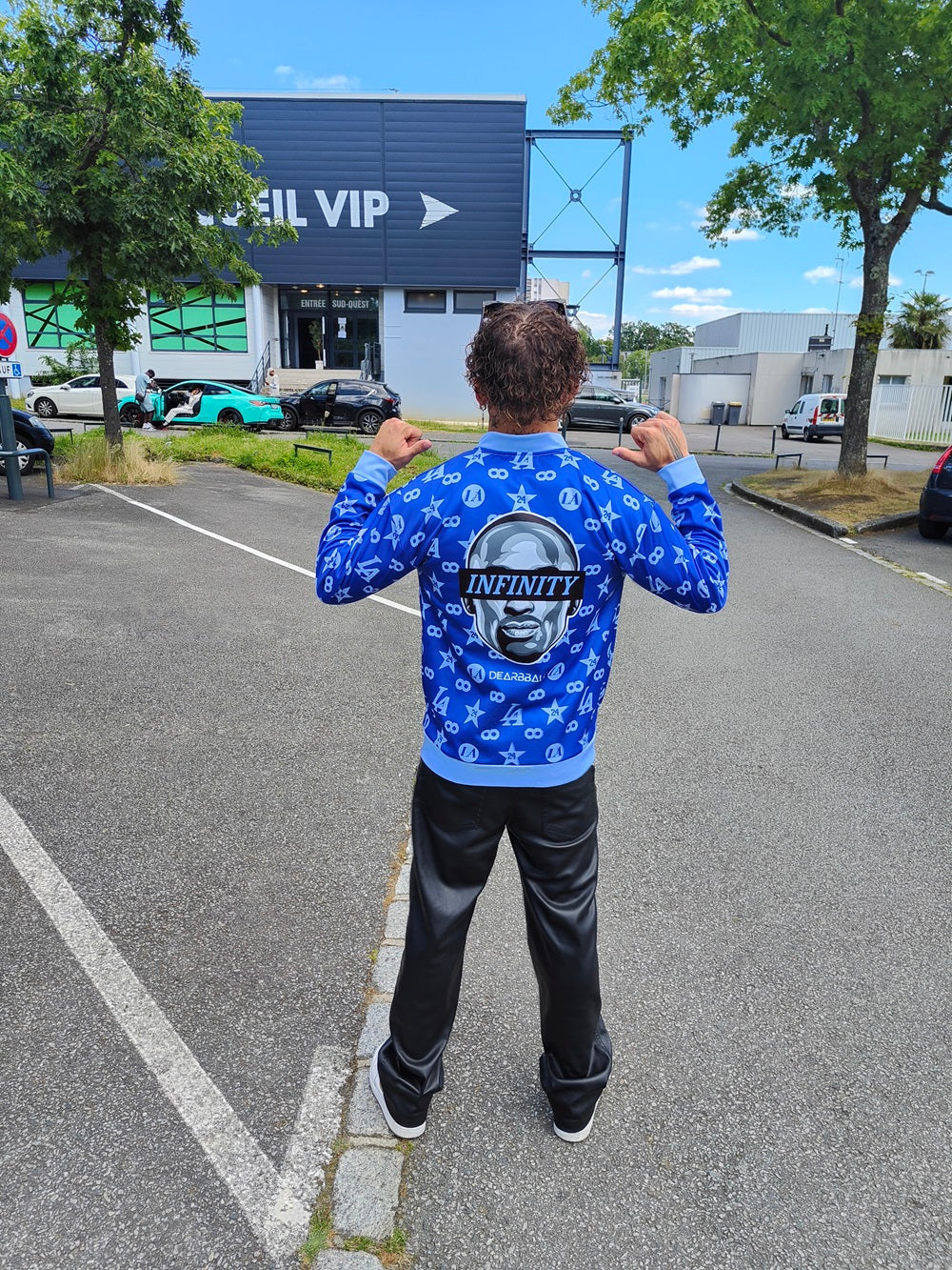 DearBBall Veste Bomber - INFINITY Gold &amp; Black Edition