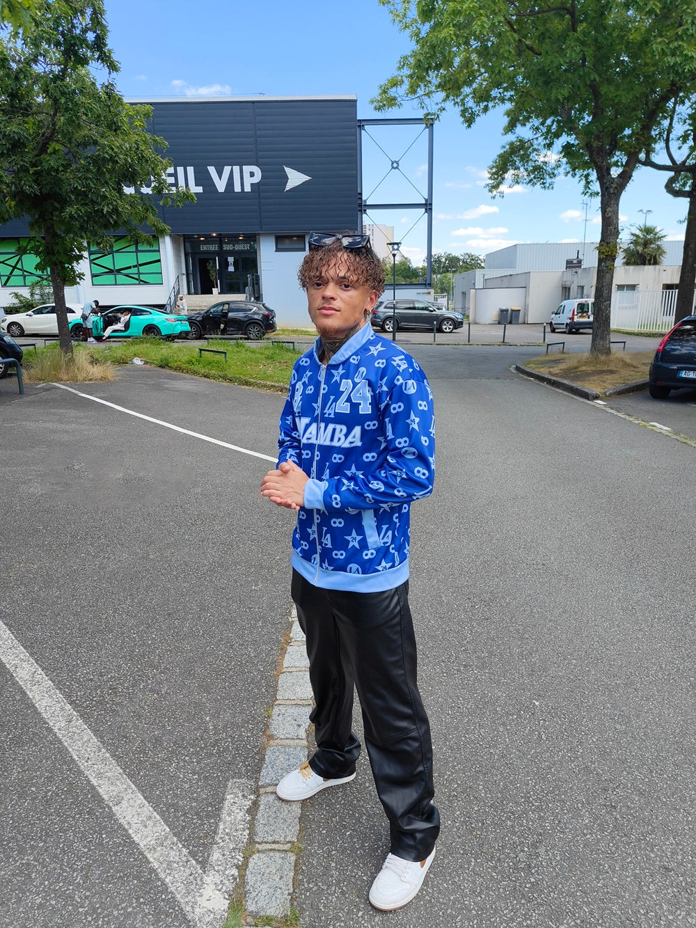 DearBBall Veste Bomber - INFINITY Gold &amp; Black Edition