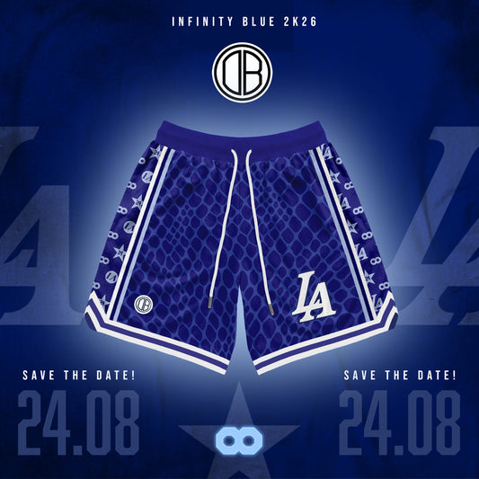 DBB SHORT MESH PREMIUM - Edizione Limitata Numerata L.A. INFINITY Bianco