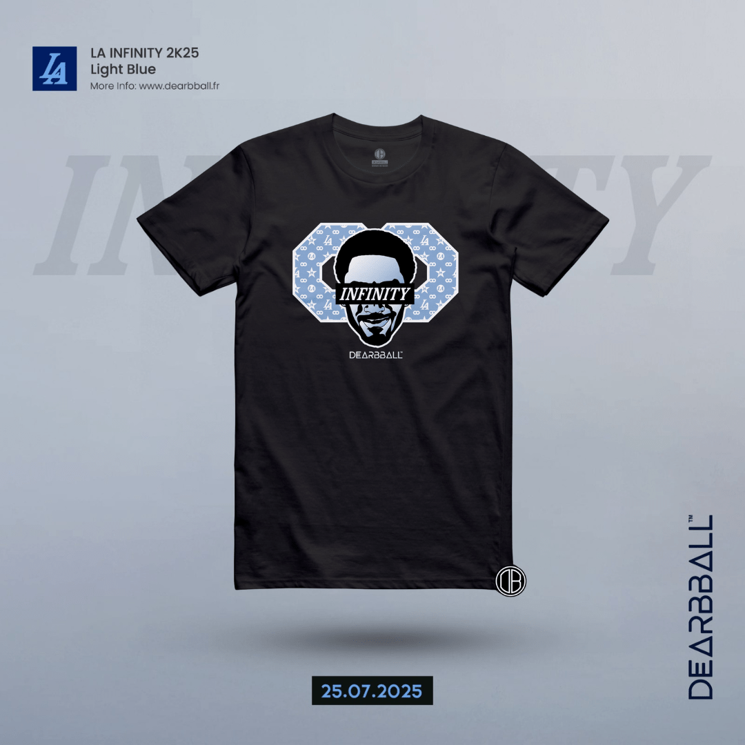 T-shirt DearBBall - Edição INFINITY Light Blue