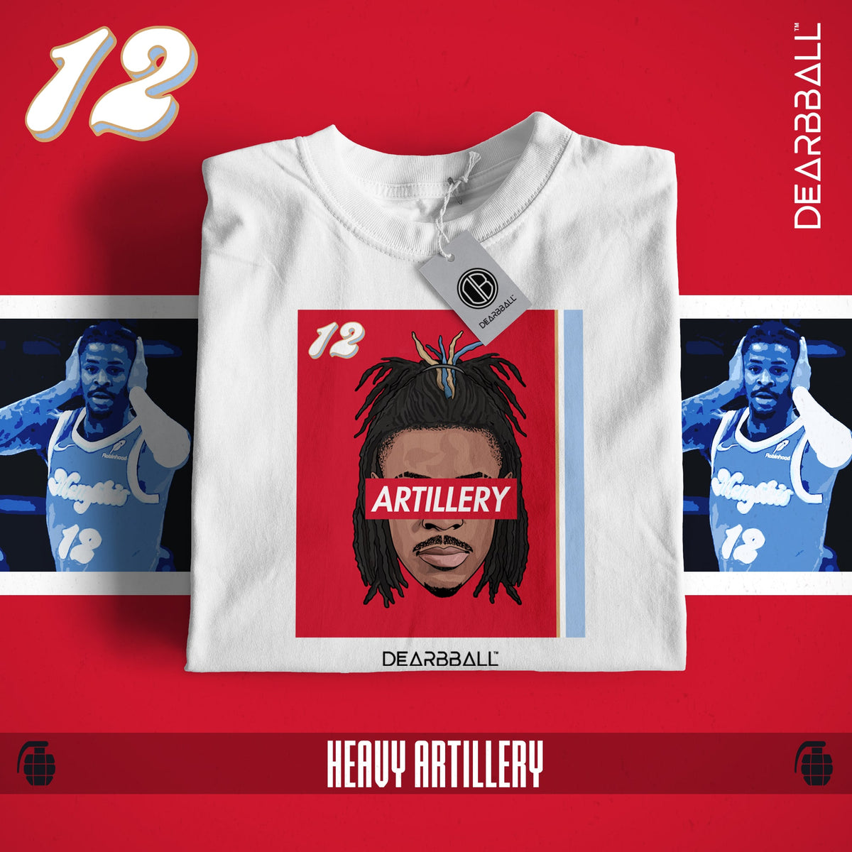 T-shirt DearBBall - Edição GAMETIME JA ARTILLERY