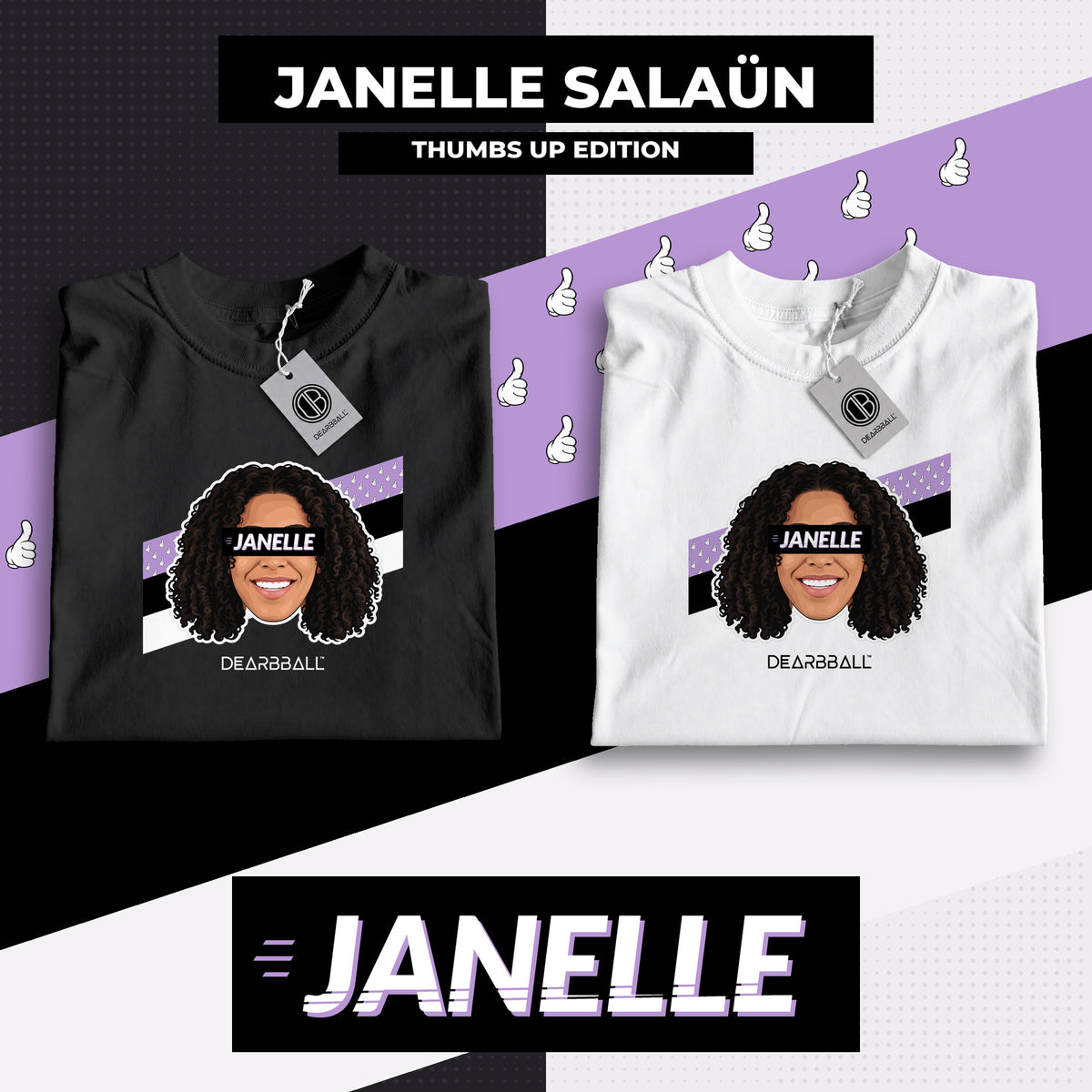 DearBBall T-Shirt - Janelle Thumbs Up Edition