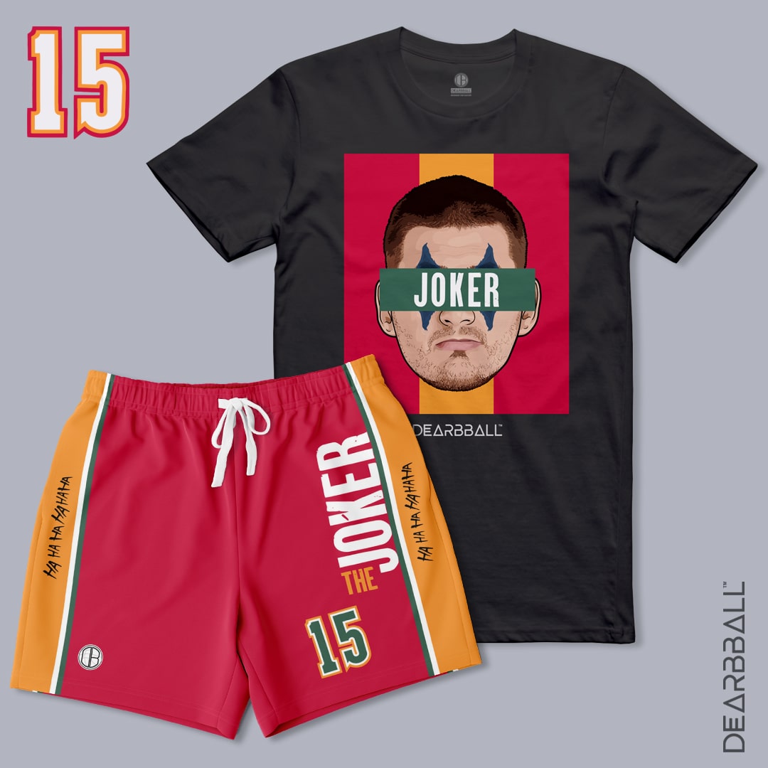 Conjunto DearBBall de T-shirt e Calções - Edição JOKER Movie