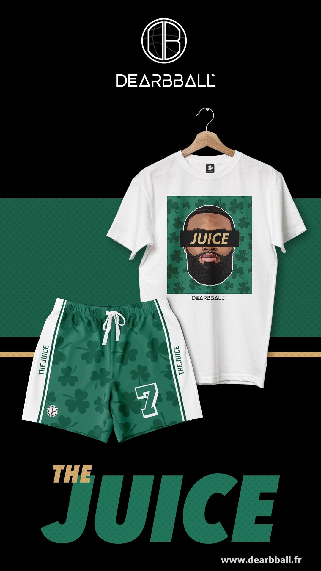 DearBBall T-Shirt - JUICE Trèfles Edition