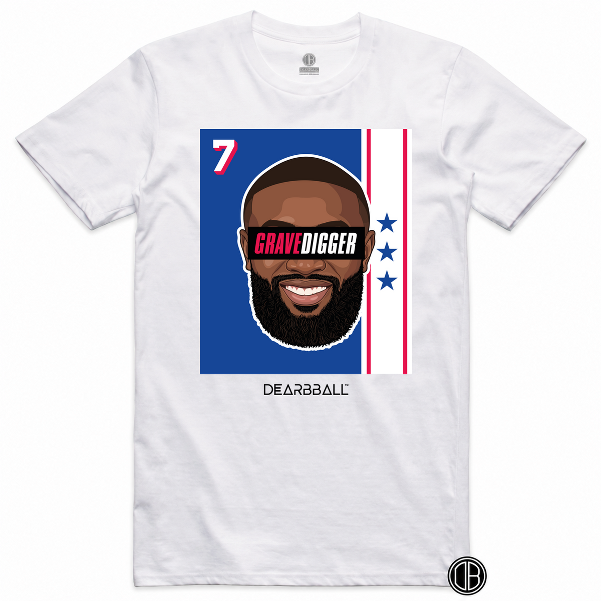 DearBBall T-Shirt - GRAVE DIGGER 7 Phila Edition