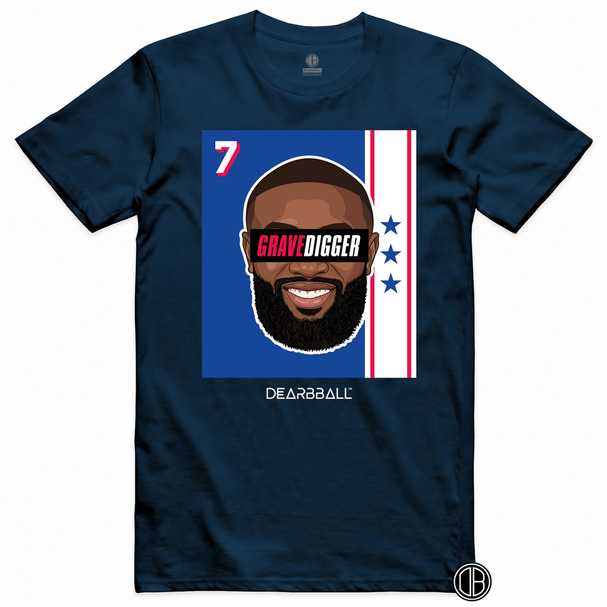 DearBBall T-Shirt - GRAVE DIGGER 7 Phila Edition